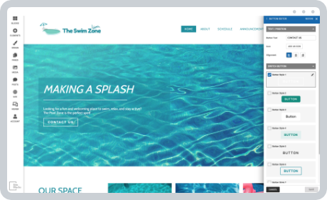 screenshot of adding a contact button