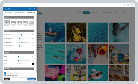 screenshot photo gallery settings